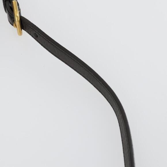 PRADA Hand Bag Nylon Leather 2way Black Gold Auth 156149 - Picture 8 of 16